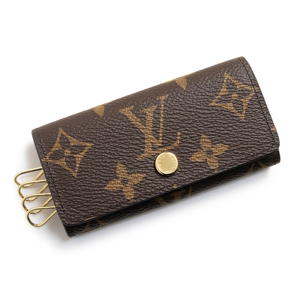 【新品・未使用品】LOUIS VUITTON ルイ ヴィトン M62631 M69517 ミュルティクレ 4 モノグラム ブラウン キーケース ゴールド金具 箱付