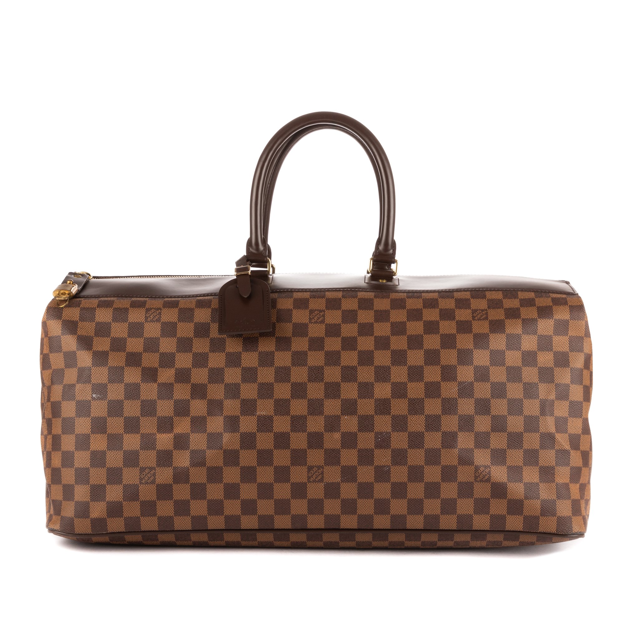 [中古] LOUIS VUITTON ルイヴィトングリニッジ茶色ダミエ エベヌA