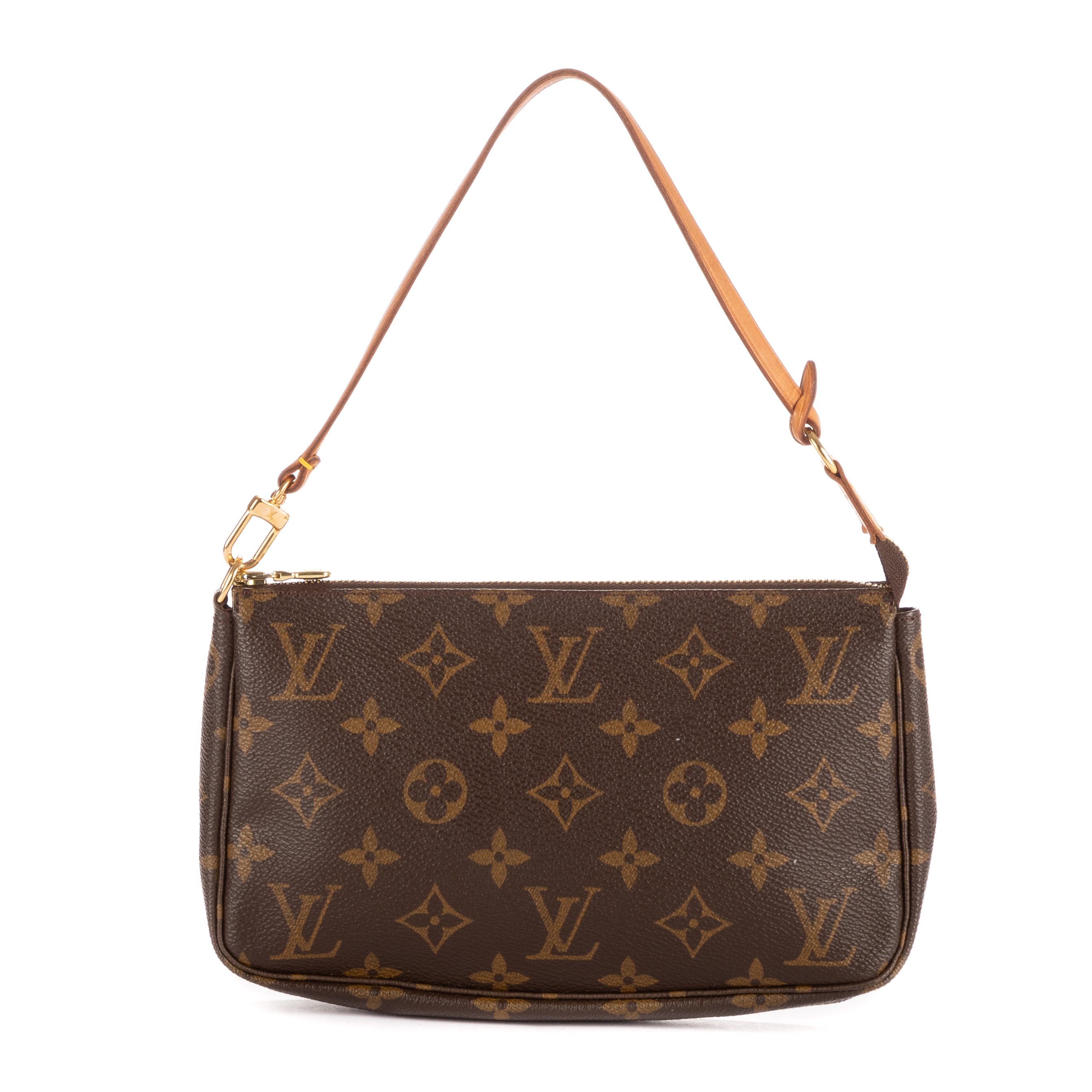 [中古] LOUIS VUITTON ルイヴィトンアクセサリーポーチ茶色モノグラムA