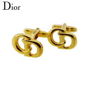 【スプリングセール】【中古】 クリスチャン ディオール カフス アクセサリー ゴールド ゴールドメッキ Christian Dior T22562