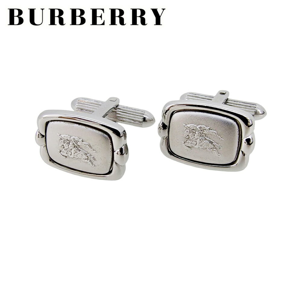 【楽天スーパーSALE 最大50%OFF】【中古】 バーバリー カフス アクセサリー シルバー シルバーメッキ BURBERRY T22570 ブランド ハイブ...