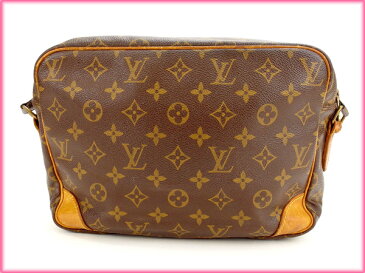 【中古】 ルイヴィトン ショルダーバッグ 斜めがけショルダー ナイル モノグラム ブラウン モノグラムキャンバス Louis Vuitton バッグ バック 肩掛け 収納 ブランド ブランドバッグ 人気 贈り物 迅速発送 在庫処分 男性 女性 良品 夏 1点物 T11438 .