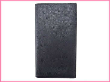 【中古】 ブルガリ BVLGARI 長札入れ レディース ブラック T15668