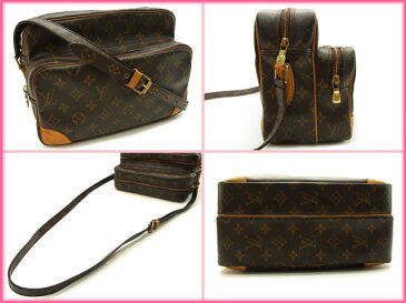 【中古】 ルイヴィトン Louis Vuitton ショルダーバッグ 斜め掛けショルダー ナイル モノグラム レディース メンズ ブラウン M45244クリスマス プレゼント バック ブランド 人気 収納 在庫一掃 1点物 兼用 男性 女性 良品 夏 M743