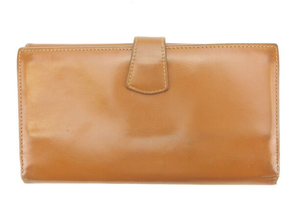 【中古】 ロエベ LOEWE 長財布 Wホック ロゴ p331_b