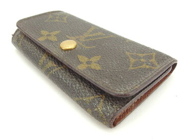 【中古】 ルイヴィトン Louis Vuitton キーケース 4連キーケース 男女兼用 ミュルティクレ4 モノグラム M62631 ブラウン モノグラムキャンバス (あす楽対応)人気 Y4297 .