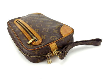 【中古】 ルイヴィトン Louis Vuitton セカンドバッグ クラッチバッグ 男女兼用 マルリードラゴンヌGM モノグラム M51825 ブラウン モノグラムキャンバス (あす楽対応)人気 K373 .