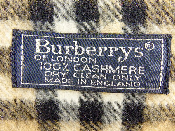 バーバリー マフラー ノバチェック ベージュ系 BURBERRY 【バーバリー】 t10771s 【中古】