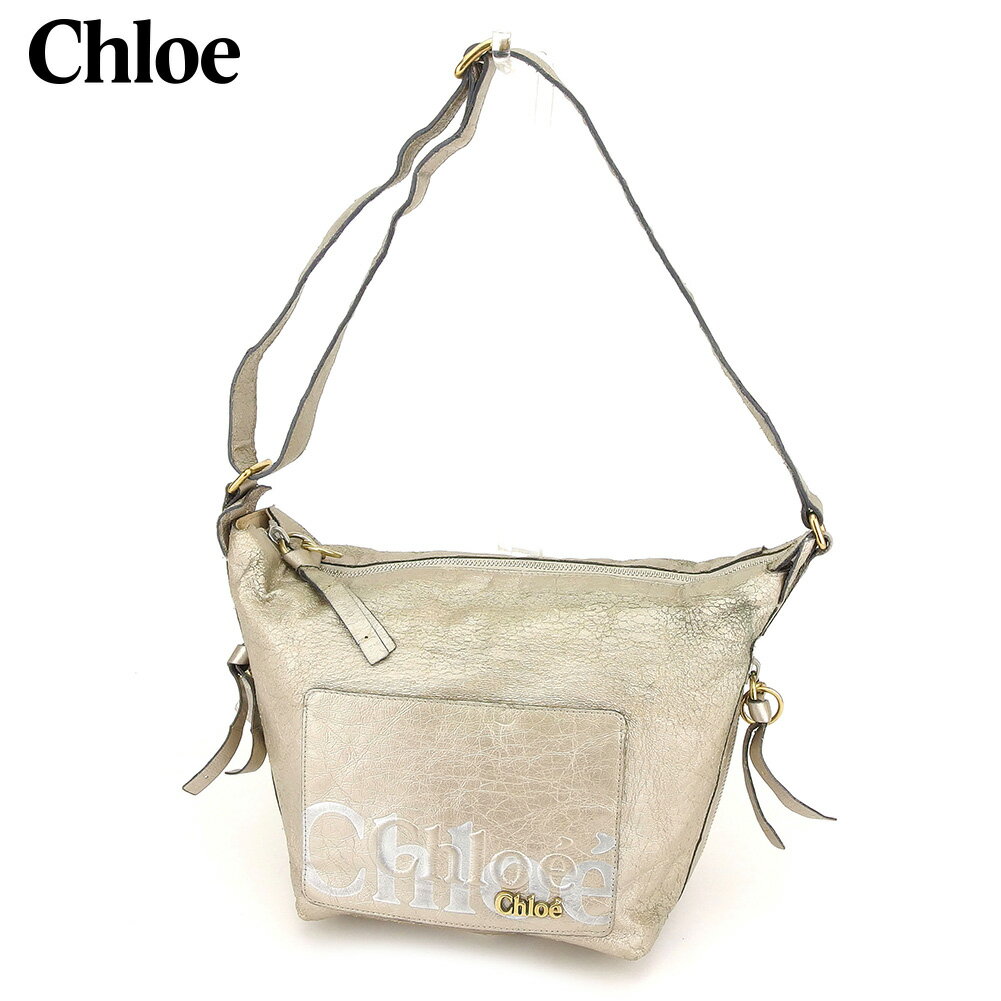 【スプリングセール30％OFF】クロエ ショルダーバッグ バック チェーンショルダー エクリプス ゴールド レザー Chloe バッグ バック 肩掛け 収納バッグ バック 【クロエ】 E1362 【中古】