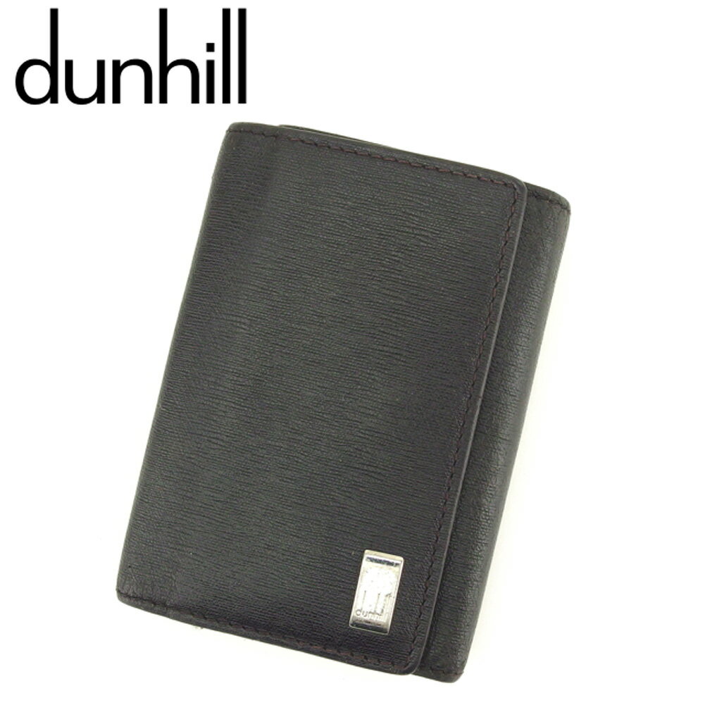 【スプリングセール30％OFF】ダンヒル キーケース 6連キーケース サイドカー ブラウン シルバー レザー dunhill 【ダンヒル】 f1374s 【中古】