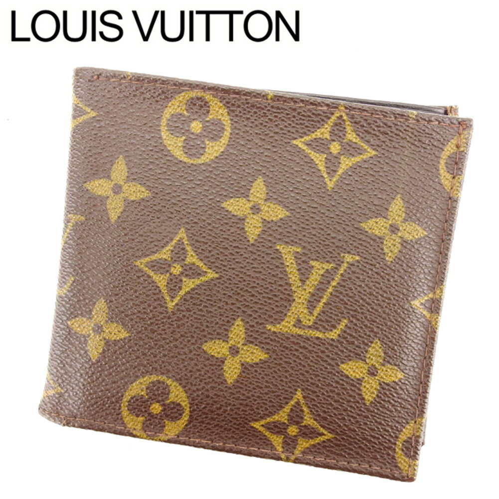 【スプリングセール30％OFF】ルイ ヴィトン Louis Vuitton 二つ折り 札入れ 廃盤モノグラム メンズ可 ポルトビエカルトクレディ ブラウン ベージュ モノグラムキャンバス 【ルイ・ヴィトン】 T7592 【中古】