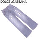 【スプリングセール30％OFF】ドルチェ&ガッバーナ DOLCE&GABBANA ジーンズ ブーツカット レディース ♯40サイズ ドルガバ ブルー コットン 綿 【ドルチェ&ガッバーナ】 L2579 【中古】