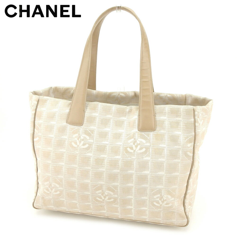 【スプリングセール30％OFF】シャネル CHANEL トートバッグ バック ショルダーバッグ バック ニュートラベルライントートPM ニュートラベルライン レディース メンズ ベージュ A20457クリスマス プレゼント バック 収納 兼用 【シャネル】 T8434 【中古】