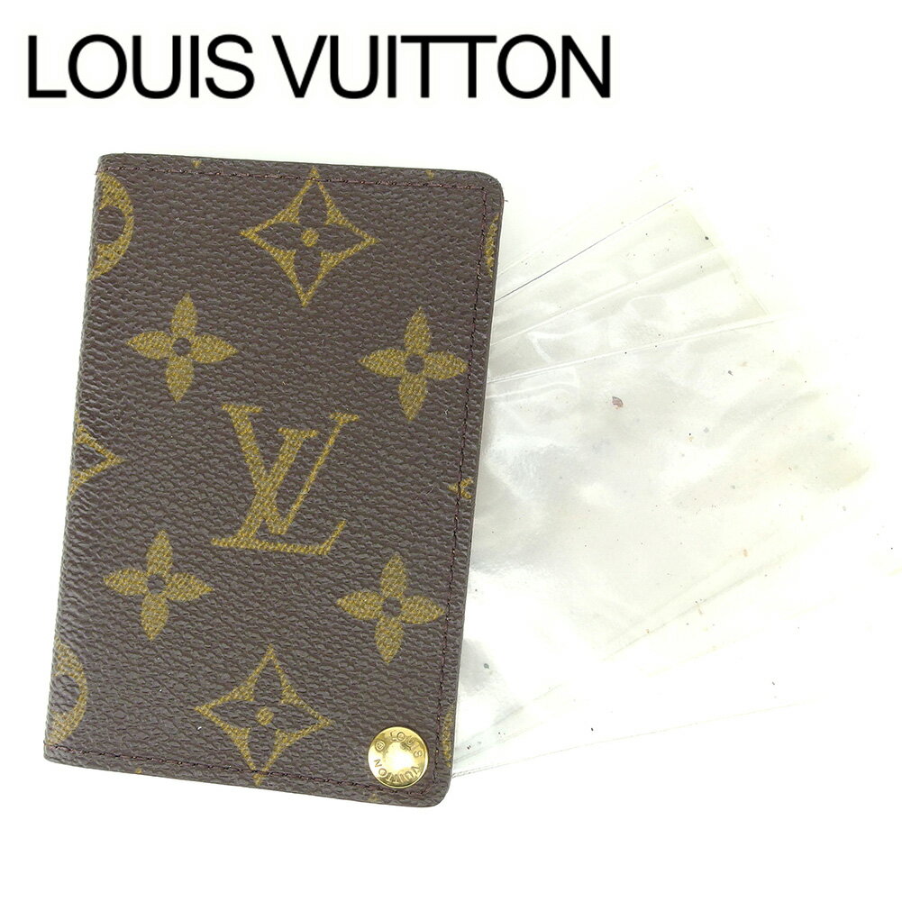 【スプリングセール30％OFF】ルイ ヴィトン LOUIS VUITTON 名刺入れ カードケース カード レディース メンズ 可 ポルトカルト クレディ プレッシオン ブラウン PVC×レザ- 【ルイ・ヴィトン】 T6508 【中古】