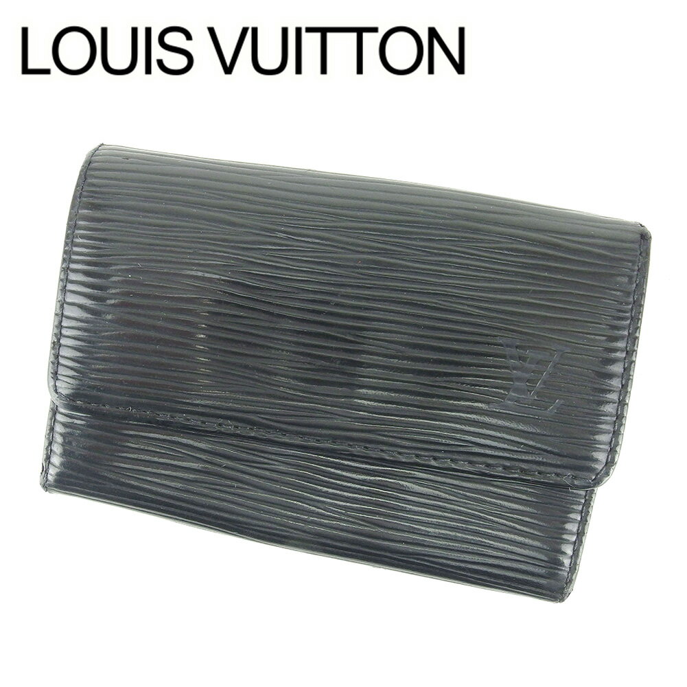 【スプリングセール30％OFF】ルイ ヴィトン キーケース 6連キーケース ミュルティクレ6 エピ ブラック エピレザ- LOUIS VUITTON 【ルイ・ヴィトン】 t6510s 【中古】