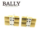 【スプリングセール】バリー カフス アクセサリー ゴールド GP BALLY 【バリー】 t6600s 【中古】