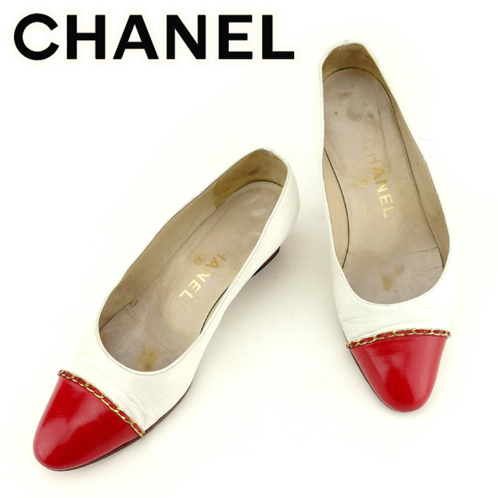 CHANELホワイトクラシックパンプス35 1/2 楽天市場】白(ブランドシャネル)(パンプス|レディース靴