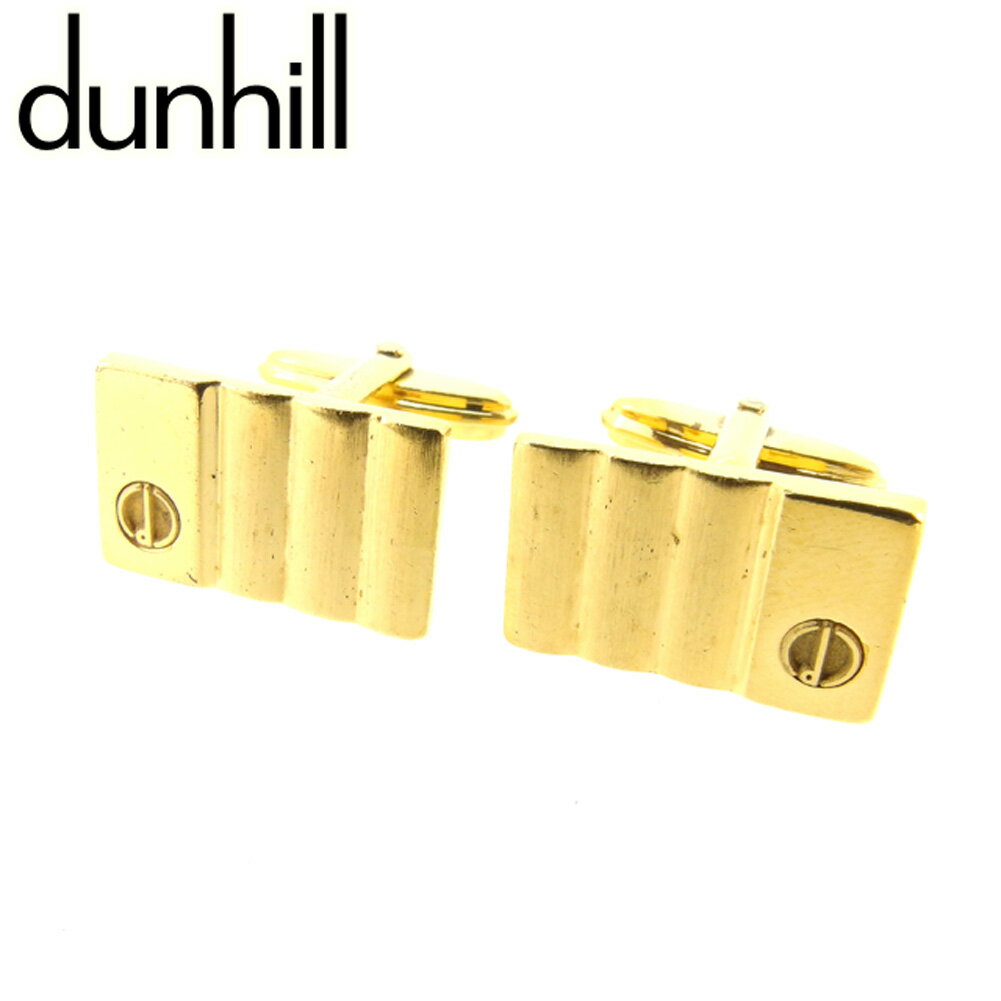 【楽天スーパーSALE 最大50%OFF】ダンヒル dunhill カフス スウィヴル式 メンズ スクエアフォルム ゴールド ゴールドメッキ 【ダンヒル】 T7...