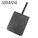 【春の大感謝祭 30％OFF】アルマーニ コレツィオーニ iPadケース アイパッドケース ブラック レザー ARMANI COLLEZIONI 【アルマーニ コレツィオーニ】 t7175s 【中古】