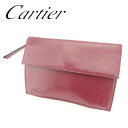 【春の大感謝祭 30％OFF】カルティエ クラッチバッグ バック セカンドバッグ バック マストライン ボルドー レザー Cartier セカンドバッグ バック ファッション 収納バッグ バック 【カルティエ】 T7259 【中古】