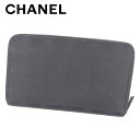 【春の大感謝祭 30％OFF】シャネル 長財布 ラウンドファスナー ニュートラベルライン ブラック ナイロン×レザー CHANEL 【シャネル】 t7328s 【中古】