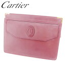 【スプリングセール】カルティエ クラッチバッグ バック セカンドバッグ バック マストライン ボルドー ゴールド レザー Cartier セカンドバッグ バック ファッション 収納バッグ バック 【カルティエ】 D1833 【中古】(4)