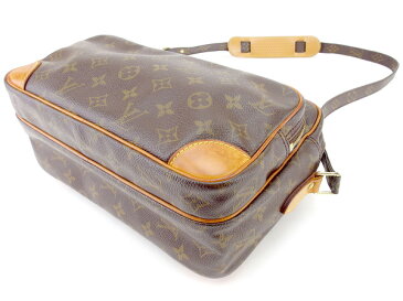 【中古】 ルイ ヴィトン LOUIS VUITTON ショルダーバッグ 斜めがけショルダー ナイル モノグラム レディース メンズ ブラウン M45244クリスマス プレゼント バック ブランド 人気 収納 在庫一掃 1点物 兼用 男性 女性 良品 夏 T301