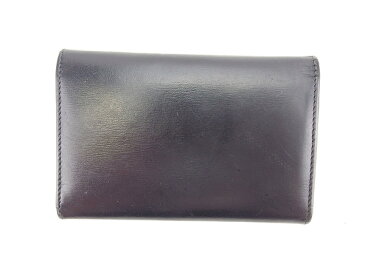 【期間限定P10倍】 【中古】 カルティエ キーケース 6連キーケース パシャ ブラック×シルバー レザー Cartier 【カルティエ】 T14439