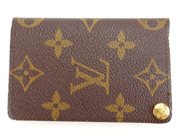 【中古】 ルイヴィトン LOUIS VUITTON 名刺入れ カードケース メンズ可 ポルトカルト クレディ プレッシオン ブラウン系 PVC×レザ- C2499