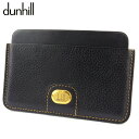 【春の大感謝祭 30％OFF】ダンヒル カードケース パスケース メンズ ロゴプレート ブラック ゴールド レザー dunhill l3478s 【中古】