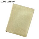 【春の大感謝祭 30％OFF】ルイ ヴィトン Louis Vuitton 二つ折り 札入れ 二つ折り 財布 レディース メンズ ポルト カルト ビエ ベージュ レザー 【ルイ・ヴィトン】 E1332 【中古】