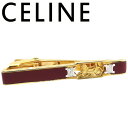 【スプリングセール】【中古】 セリーヌ タイピン ネクタイピン トリオンフ ゴールド×レッド×シルバー ゴールド・シルバーメッキ CELINE A2043