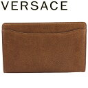 【スプリングセール】【中古】 ヴェルサーチ クラッチバッグ セカンドバッグ レザー VERSACE T24044