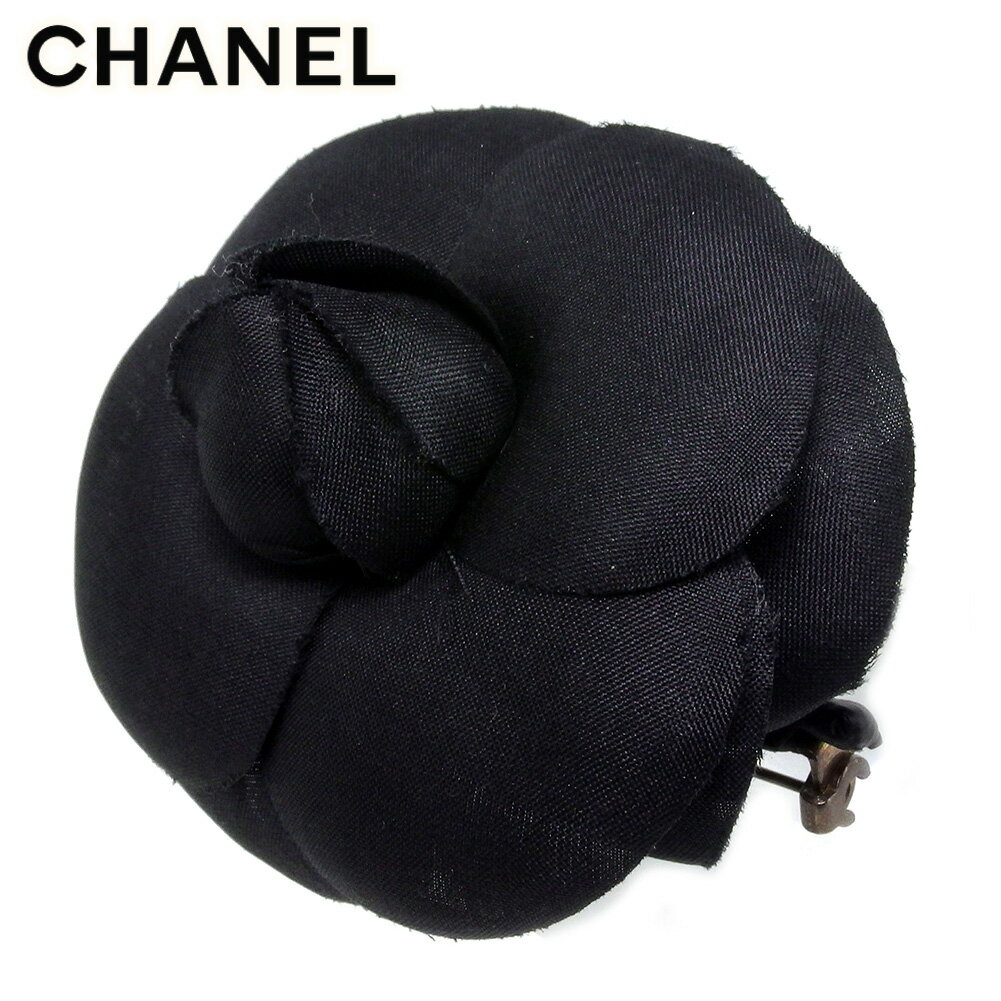 【スプリングセール30％OFF】シャネル コサージュ アクセサリー レディース カメリア ブラック CHANEL 【シャネル】 T16512 【中古】