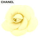 【冬のTHEセール 30%OFF】シャネル コサージュ ピンブローチ フラワー カメリア ベージュ CHANEL C3801 【中古】