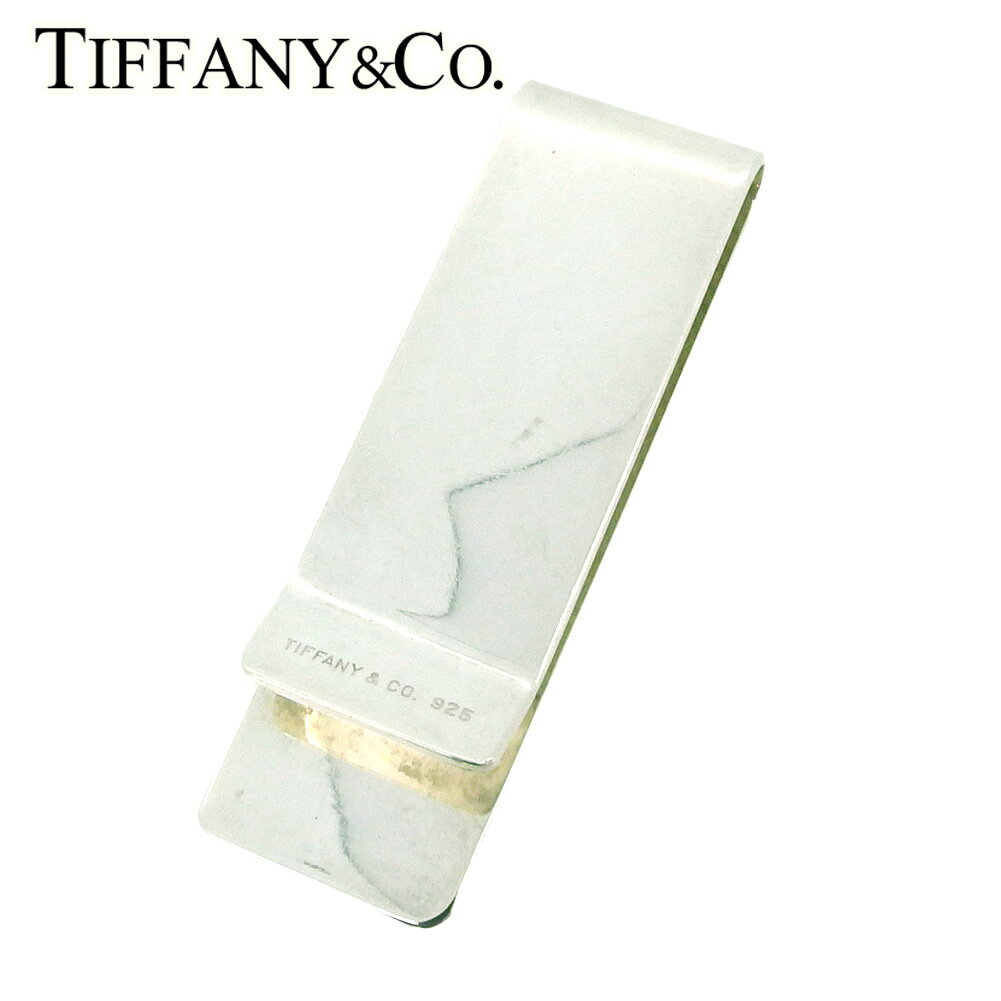 【スプリングセール30％OFF】ティファニー マネークリップ レディース メンズ ロゴ シルバー シルバー925 Tiffany&Co. T20938 【中古】