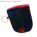 【春の大感謝祭 30％OFF】ボッテガ ヴェネタ ポーチ ポーチ レディース メンズ ネイビー グリーン レッド ベロア BOTTEGA VENETA C4366 【中古】