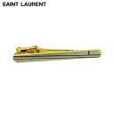 【スプリングセール】【中古】 イヴ・サンローラン タイピン アクセサリー ゴールド シルバー ブラック GP×シルバー素材 Yves Saint Laurent...
