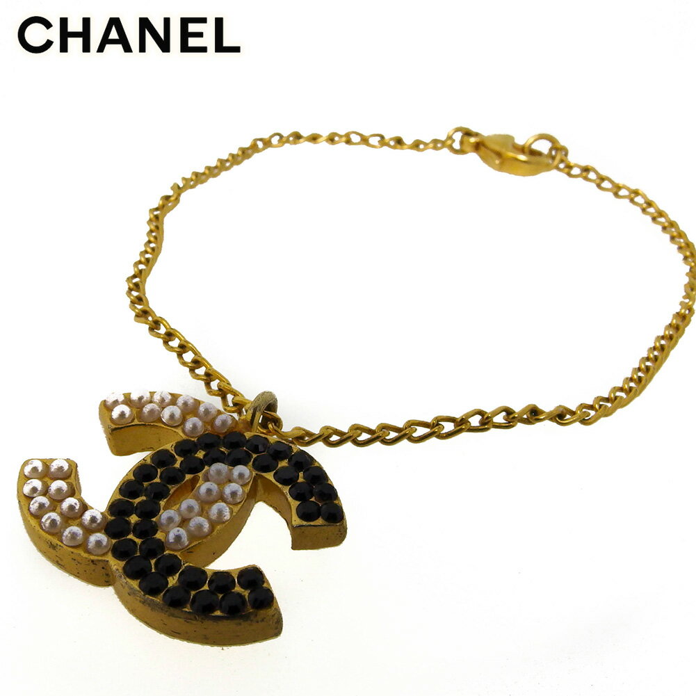 【スプリングセール30％OFF】シャネル ブレスレット アクセサリー レディース ココマーク ゴールド GP CHANEL 【シャネル】 T10068 【中古】