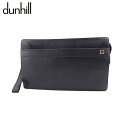 【春の大感謝祭 30％OFF】【中古】 ダンヒル クラッチバッグ セカンドバッグ メンズ可 ブラック レザー dunhill F1923