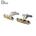 【スプリングセール】【中古】 ディオール カフス メンズ可 シルバーゴールド Dior T21913