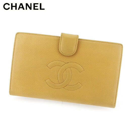 【スプリングセール】シャネル がま口 財布 キャビアスキン ライトブラウン レザー CHANEL 【シャネル】 t18819s 【中古】 【スプリングセール】シャネル がま口 財布 キャビアスキン ライトブラウン レザー CHANEL 【シャネル】 t18819s 【中古】