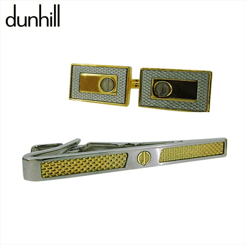 【楽天スーパーSALE 最大50%OFF】【中古】 ダンヒル カフス タイピン カフリンクス ネクタイピン メンズ dマーク スウィヴル式 ワニロ式 2アイテム...