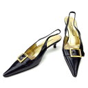 【スプリングセール】ドルチェ&ガッバーナ パンプス #36 ブラック DOLCE&GABBANA 【ドルチェ&ガッバーナ】 b619s 【中古】