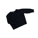 【冬のTHEセール 30%OFF】【中古】 ポロラルフローレン Polo Ralph Lauren トップス スウェット レディース キッズ90サイズ ブラック×パープル B631 !