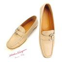 【春の大感謝祭 30％OFF】サルヴァトーレ フェラガモ Salvatore Ferragamo ローファー #5 1 2D レディース ベージュ 【フェラガモ】 C2246 【中古】