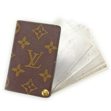 【中古】 ルイヴィトン LOUIS VUITTON 名刺入れ カードケース メンズ可 ポルトカルト クレディ プレッシオン ブラウン系 PVC×レザ- C2499