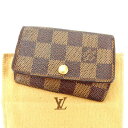 【スプリングセール】ルイヴィトン LOUIS VUITTON キーケース 6連キーケース 0 ミュルティクレ6 エベヌ(ブラウン系) ダミエキャンバス 【ルイ・ヴィトン】 D1580 【中古】(4)