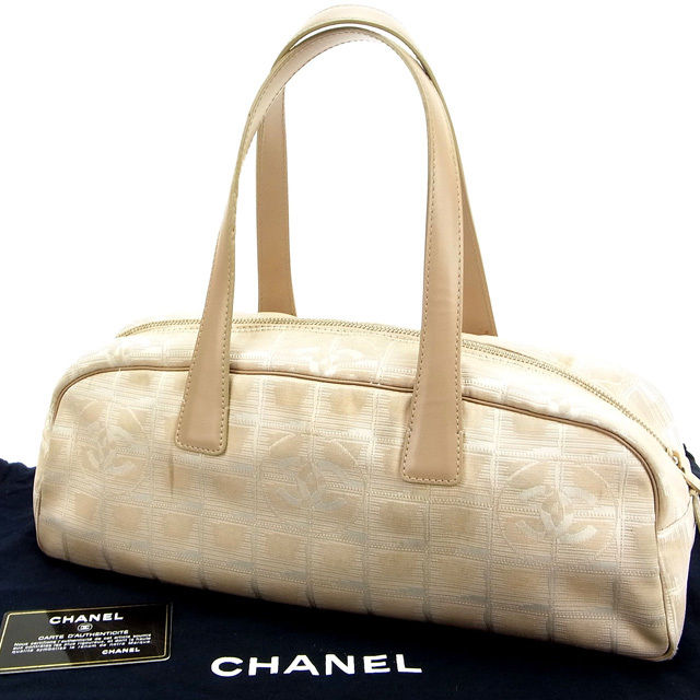 【スプリングセール30％OFF】シャネル ハンドバッグ バック ニュートラベルライン ベージュ CHANEL 【シャネル】 e491s 【中古】