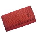 【春の大感謝祭 30％OFF】ルイヴィトン Louis Vuitton キーケース 4連キーケース レディース ミュルティクレ4 レッド レザ- 【ルイ・ヴィトン】 F430 【中古】